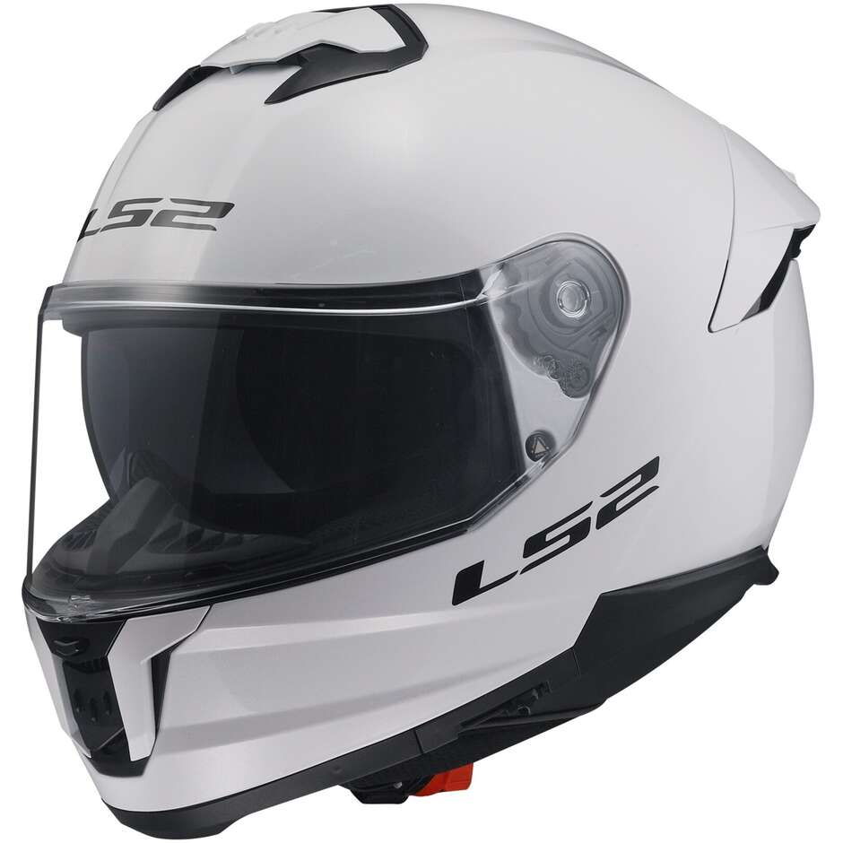Full Face Motorcycle Helmet Ls2 FF808 STREAM II Solid White