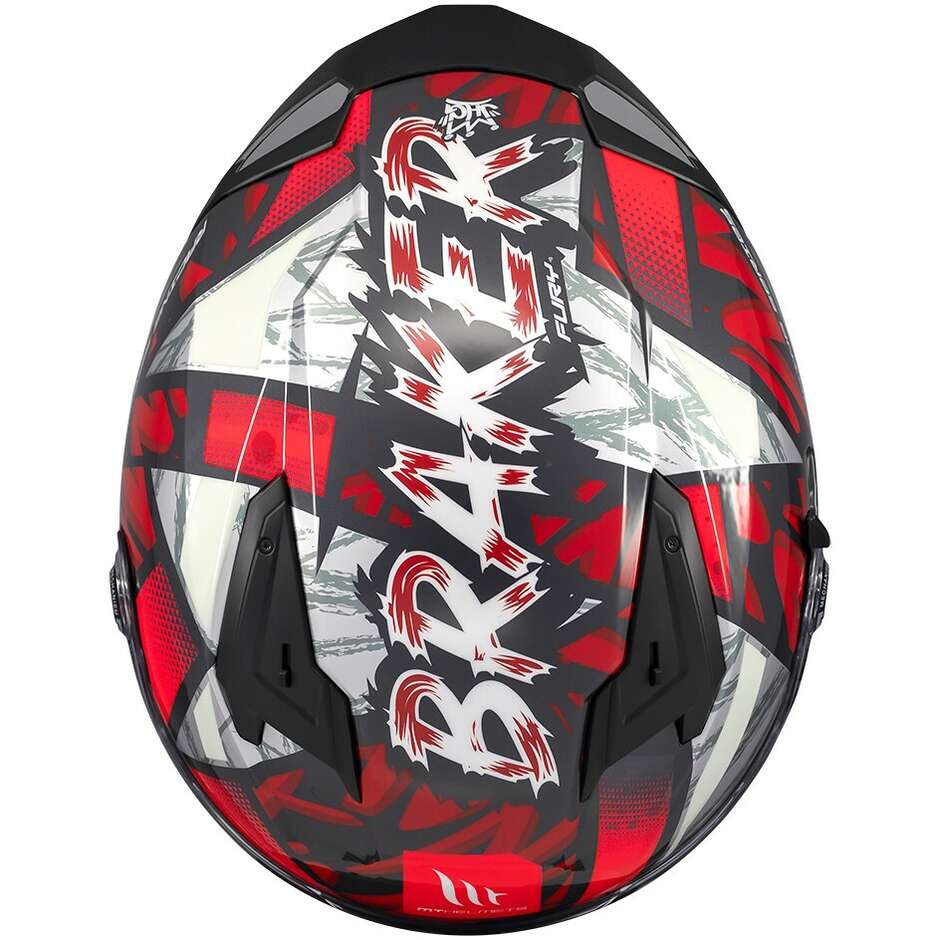 Casque moto intégral Mt Helmets BRAKER SV FURY C5 brillant