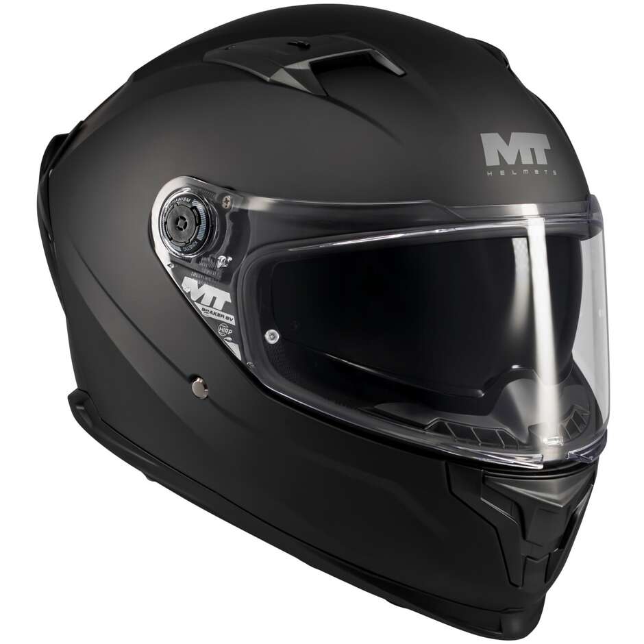Full Face Motorcycle Helmet Mt Helmets BRAKER SV PURE A1 Matt Black