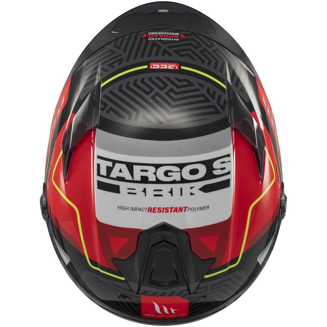 Full Face Motorcycle Helmet Mt Helmets TARGO S BRIK C5 Glossy For