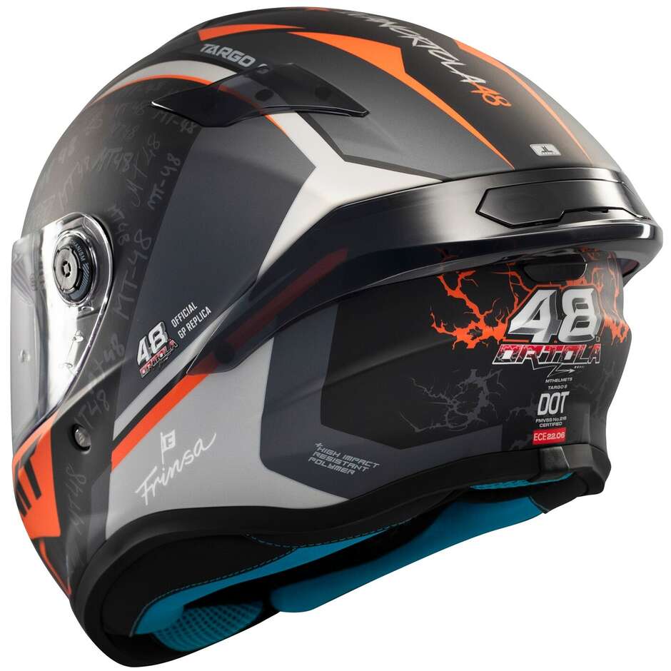 Full Face Motorcycle Helmet Mt Helmets TARGO S ORTOLA 2024 B4 Matt