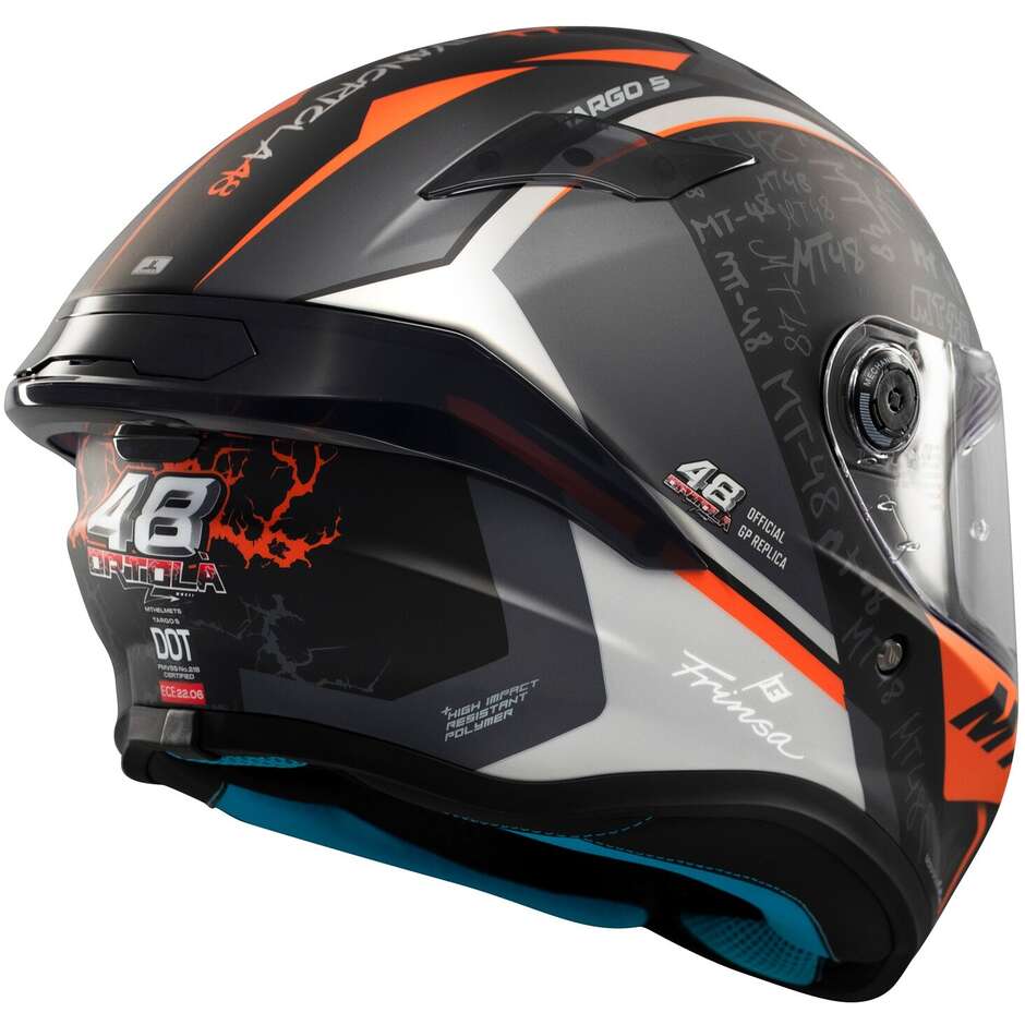 Full Face Motorcycle Helmet Mt Helmets TARGO S ORTOLA 2024 B4 Matt