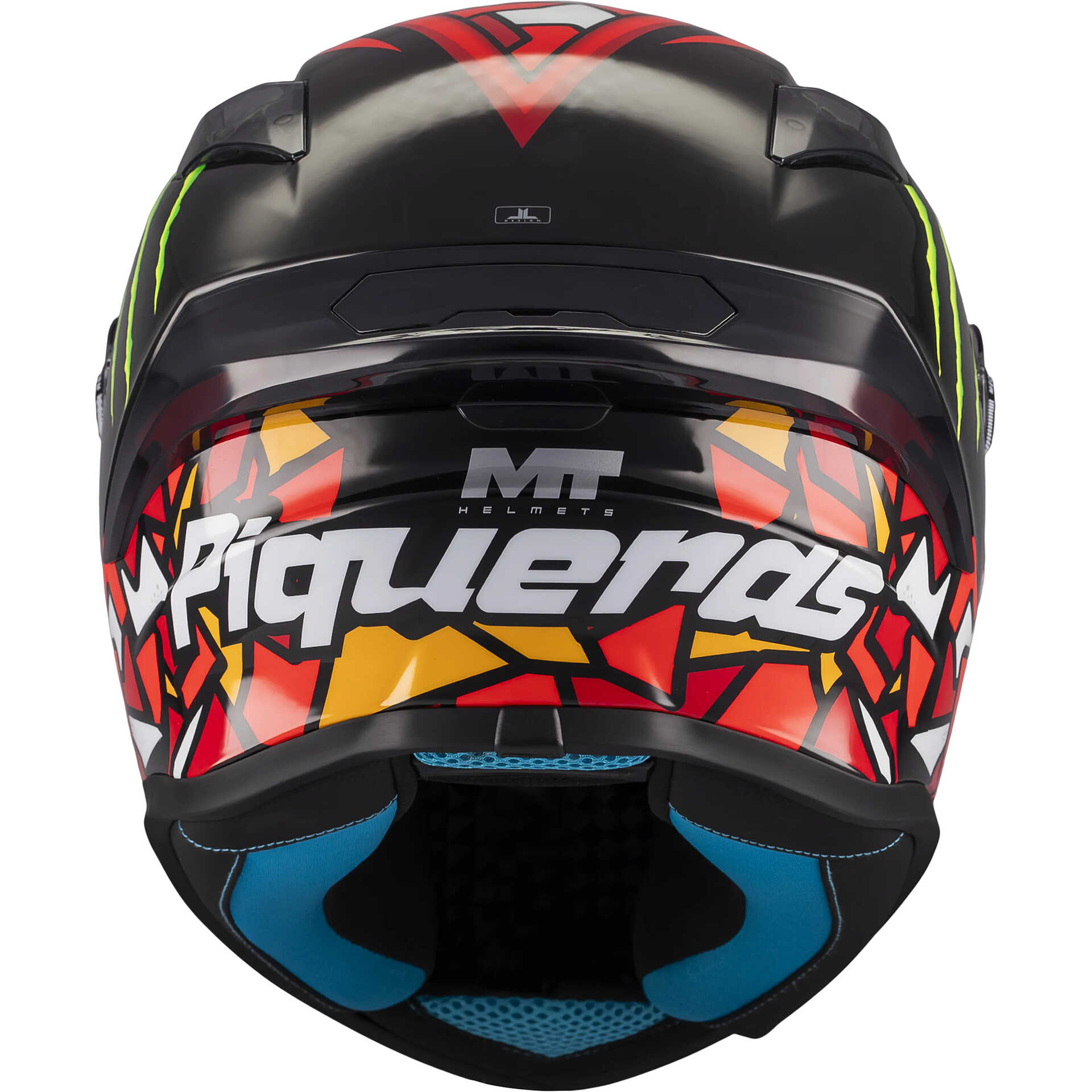 Full Face Motorcycle Helmet Mt Helmets TARGO S PIQUERAS B5 Glossy