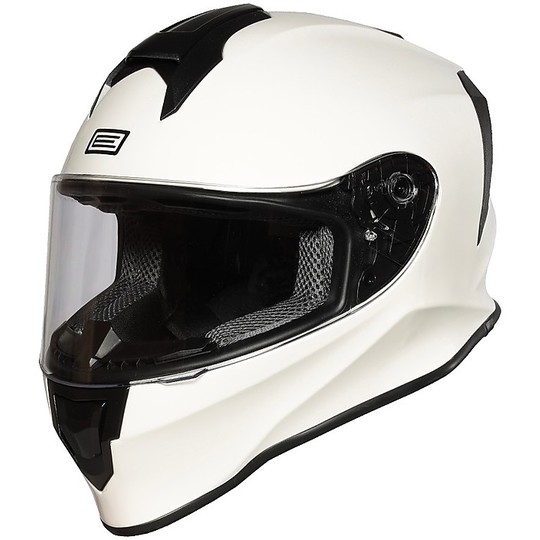 Full Face Motorcycle Helmet Origin DINAMO KIDS Solid Glossy White