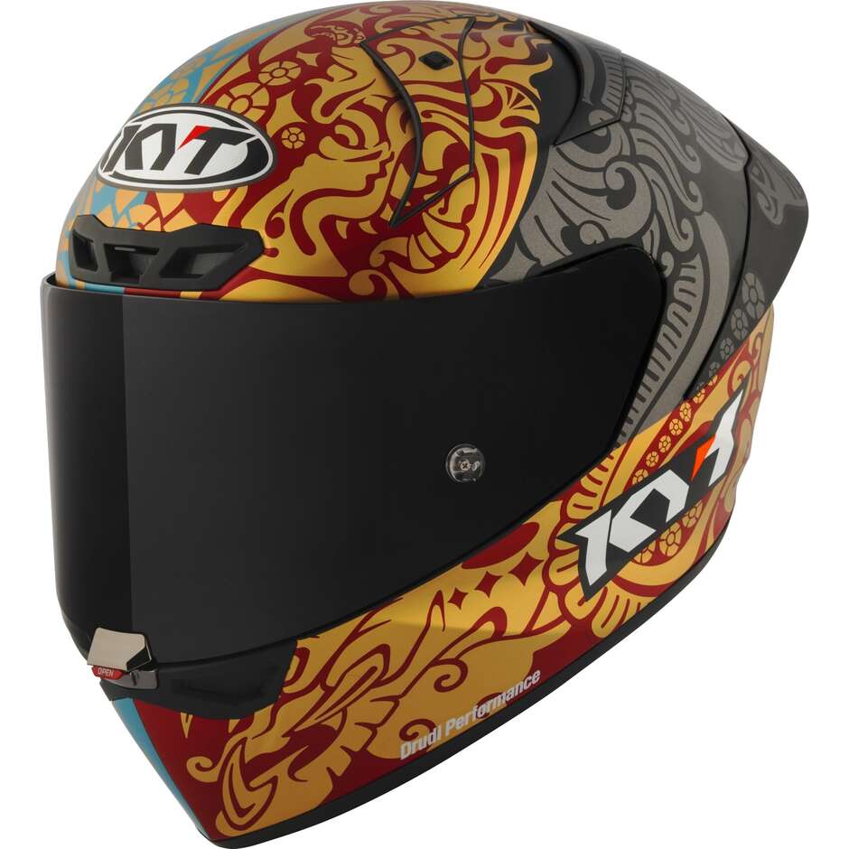 Full Face Motorcycle Helmet Racing Kyt KX-1 RACE GP BASTIANINI IDN REPLICA 23 Matt