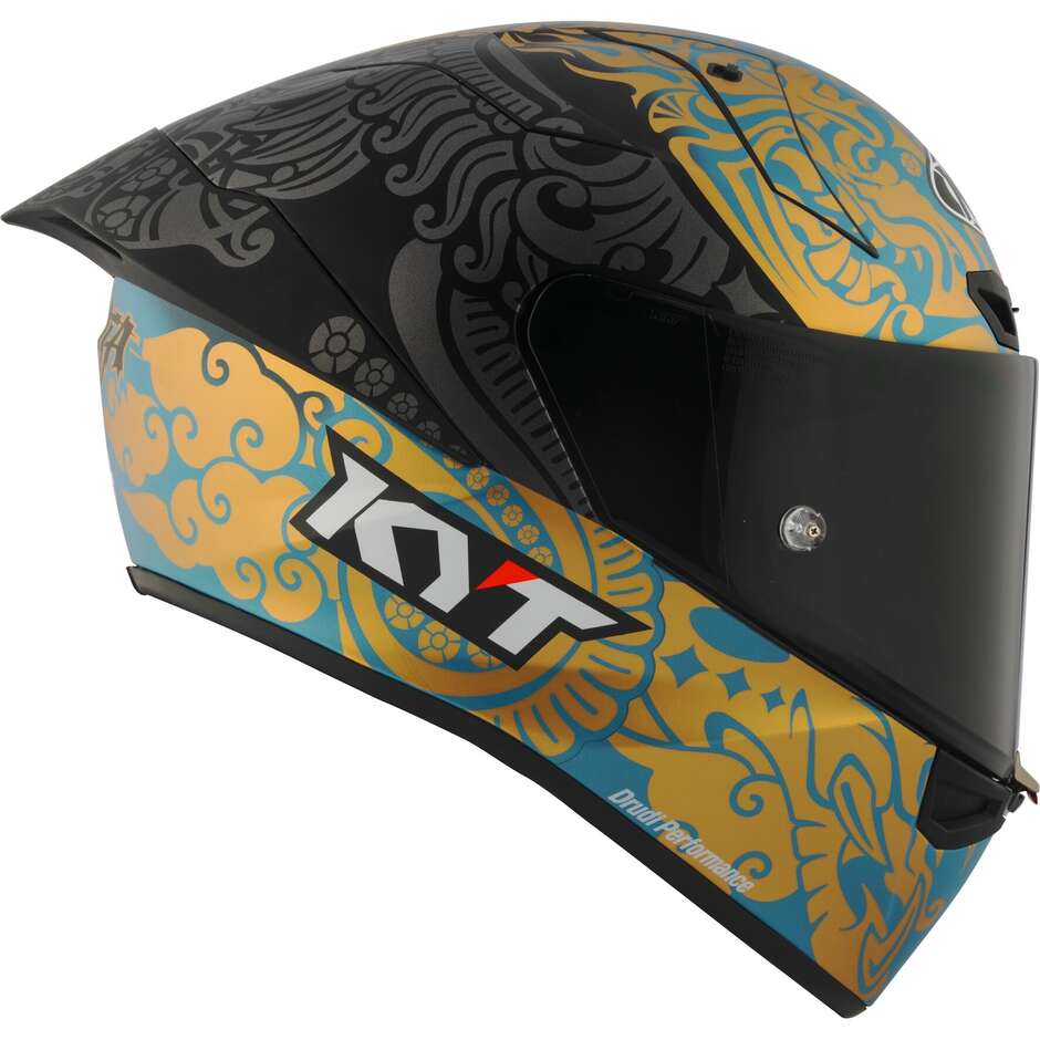 Full Face Motorcycle Helmet Racing Kyt KX-1 RACE GP BASTIANINI IDN REPLICA 23 Matt