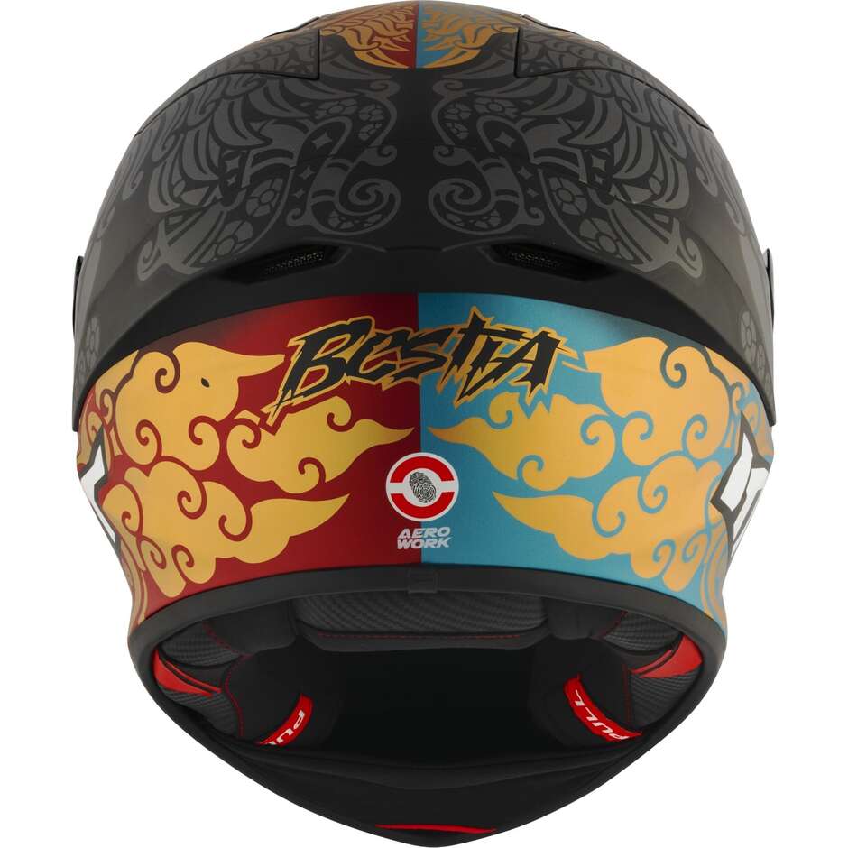Full Face Motorcycle Helmet Racing Kyt KX-1 RACE GP BASTIANINI IDN REPLICA 23 Matt