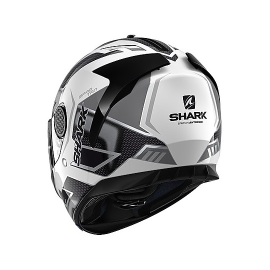 Full-Face Motorcycle Helmet SPARTAN 1.2 Shark Antheon White Black