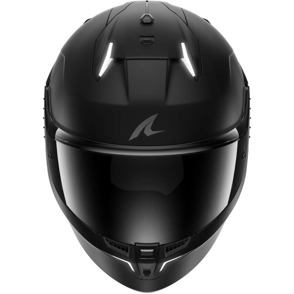 Full Face Motorcycle Helmet With LED Shark SKWAL i3 DARK SHADOW EDITION Mat Black Matt