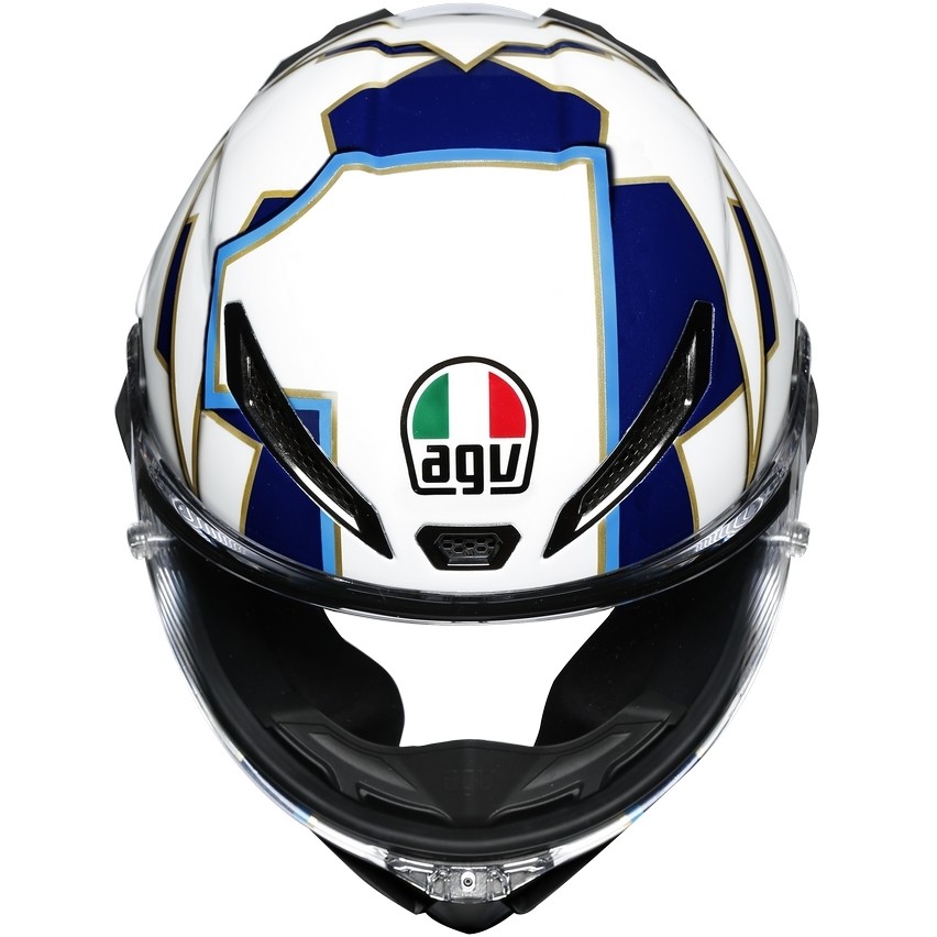 Full Face Motorradhelm AGV PISTA GP RR Weltmeistertitel 2003 Limited Edition FIM Approved