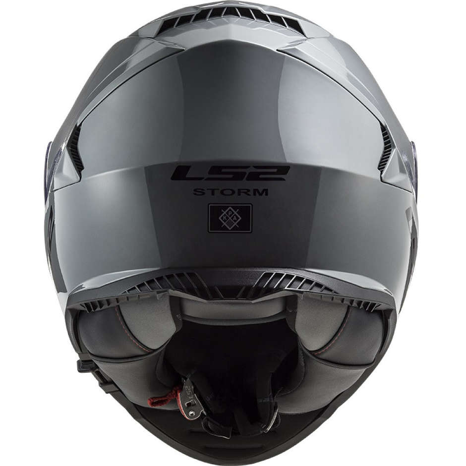 Full Face Motorradhelm Doppelvisier Ls2 FF800 STORM Solid Nardo Grau