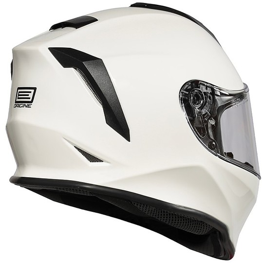 Full Face Motorradhelm Origin DINAMO KIDS Solid Glossy White