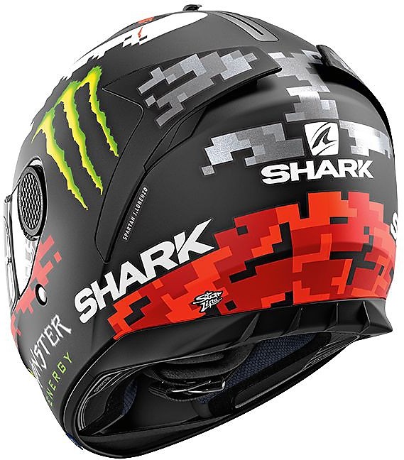 Full Face Motorradhelm Shark SPARTAN 1.2 Nachbildung Lorenzo Opaco
