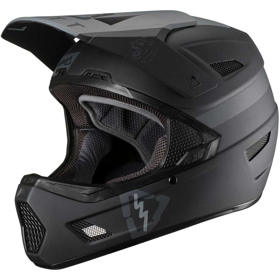 Full-Face MTB Helmet in Leatt DBX 3.0 v19.2 Fiber Black