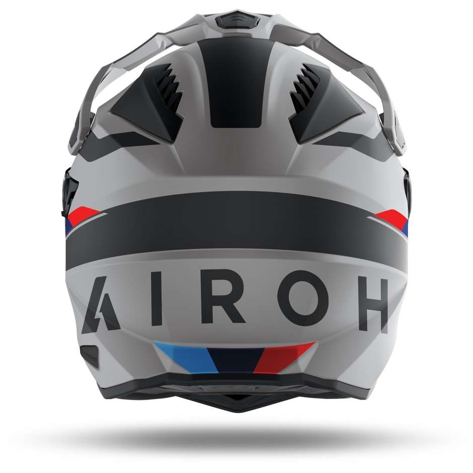 Full Face On-Off Motorcycle Helmet Touring Airoh COMMANDER Skill Matt Gray