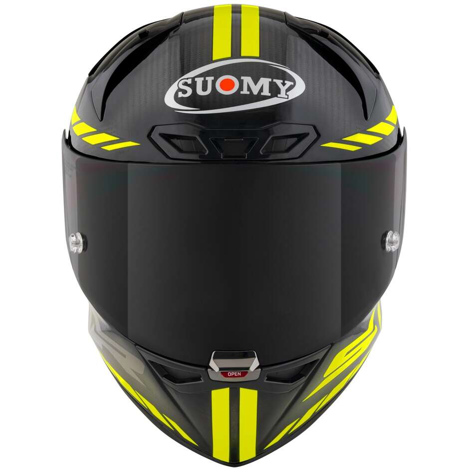 Full Face Racing Motorcycle Helmet Suomy S1-XR GP CARBON HYPERSONIC Yellow FIM