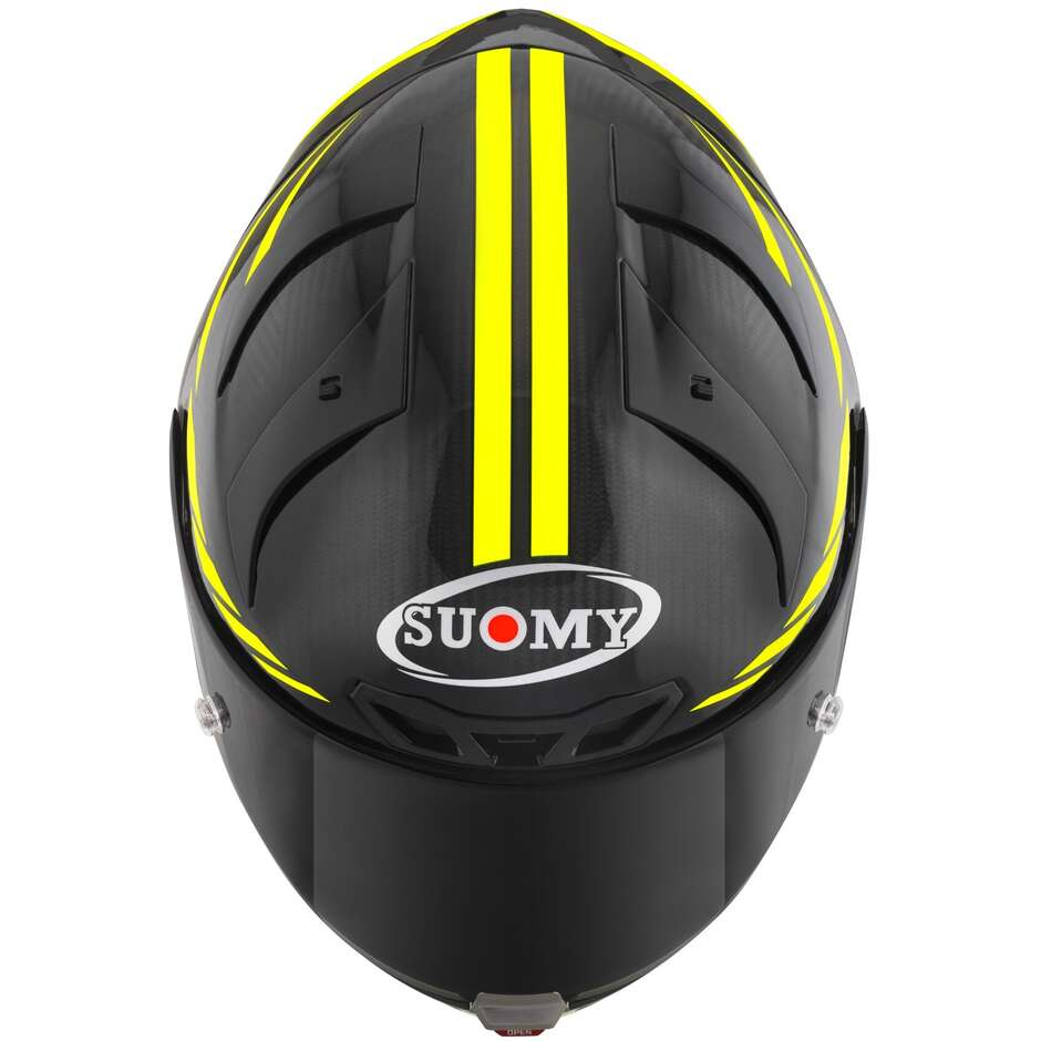Full Face Racing Motorcycle Helmet Suomy S1-XR GP CARBON HYPERSONIC Yellow FIM