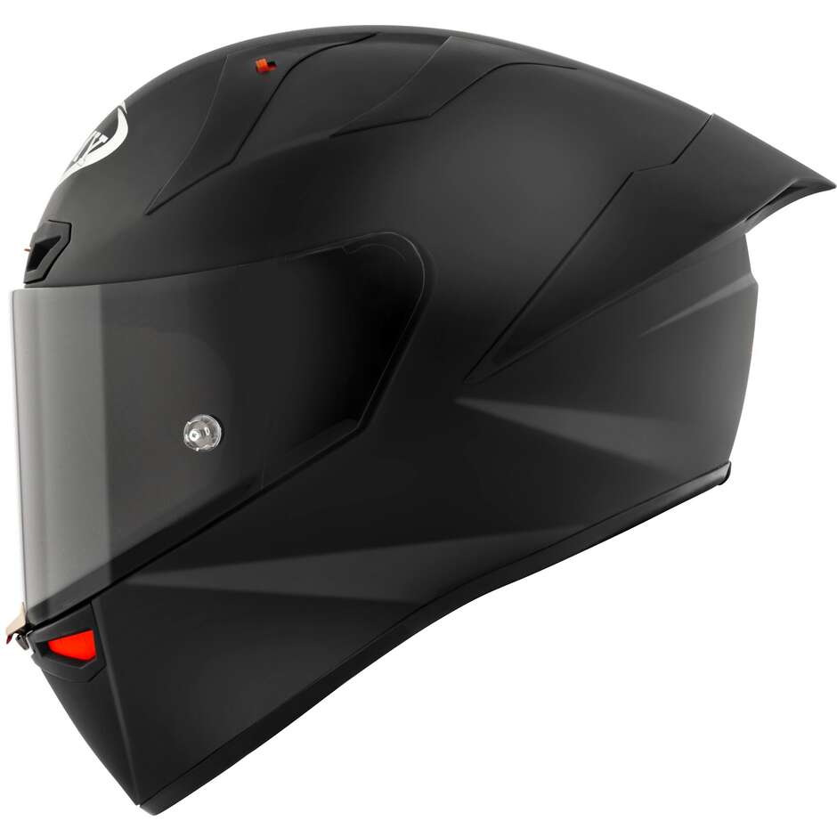 Full Face Racing Motorcycle Helmet Suomy S1-XR GP PLAIN Matt Black FIM