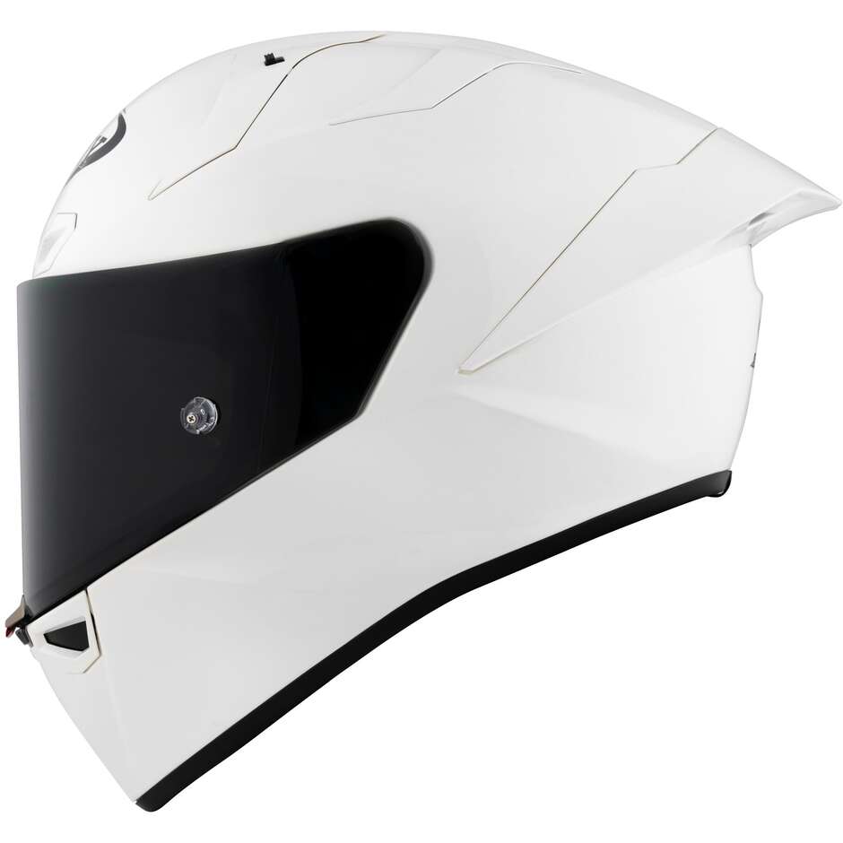 Full Face Racing Motorcycle Helmet Suomy S1-XR GP PLAIN White FIM