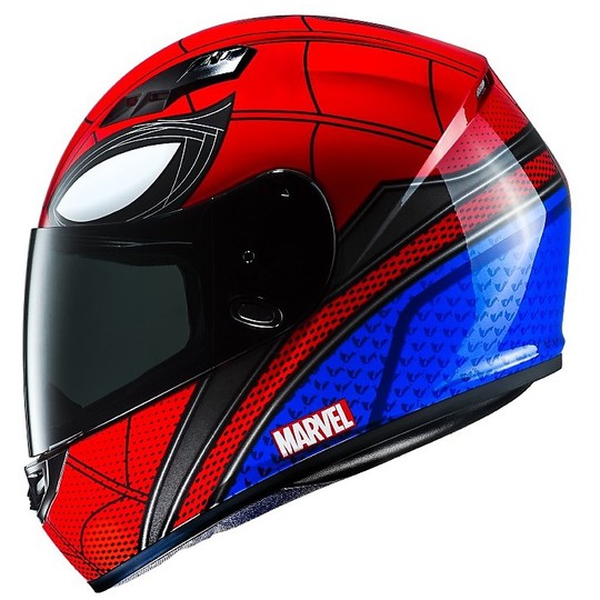 Full HD HJC CS-15 Moto Helmet Marvel Spiderman Homecoming MC1 Red