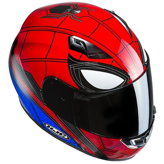 Full HD HJC CS-15 Moto Helmet Marvel Spiderman Homecoming MC1 Red