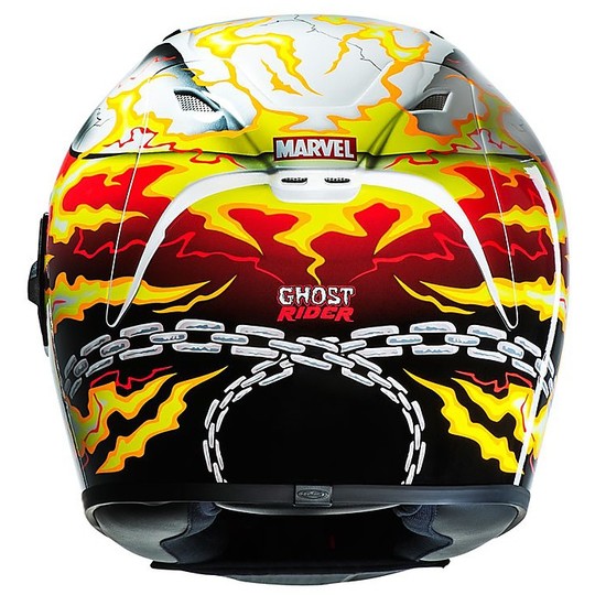 Full HD HJC FG-ST Moto Helmet Marvel Ghost Rider MC1
