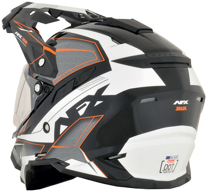 AFX FX-41DS Black Dual Sport Motorcycle Helmet