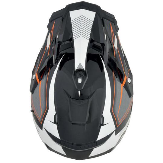 Full HDX AFX FX-41DS Eiger White Helmet Black Orange For Sale Online -  Outletmoto.eu