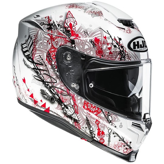 Full Helmet HJC RPHA 70 Hanoke MC1SF Black White Red