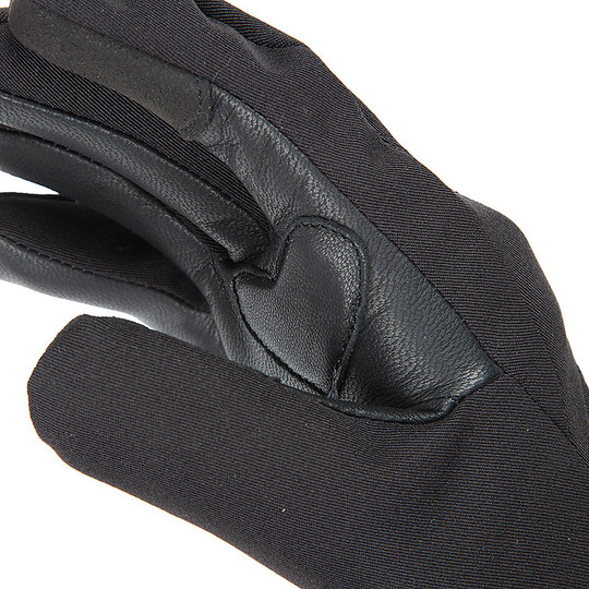 Gant de moto femme en tissu imperméable Tucano Urbano Ginka 9959HW noir