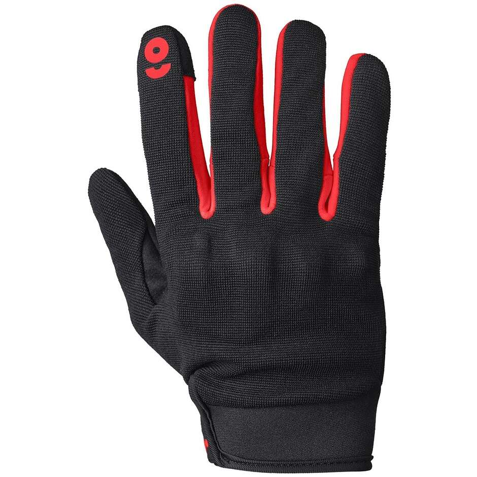 Gant de moto GMS Jet City Sport Noir Rouge