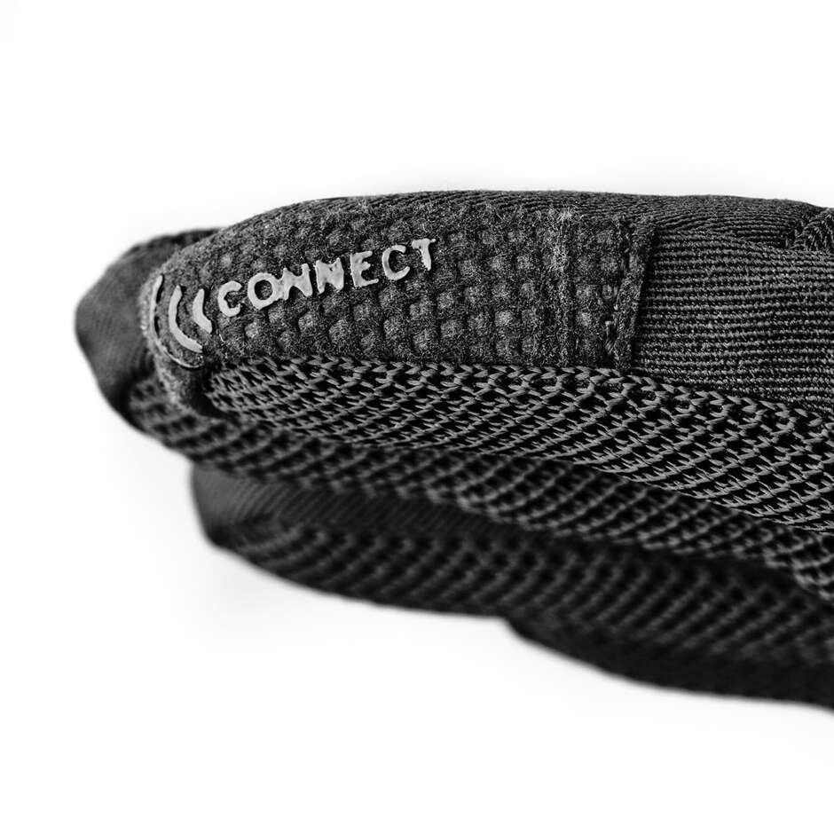 Gant de moto GMS Solis Mesh Noir
