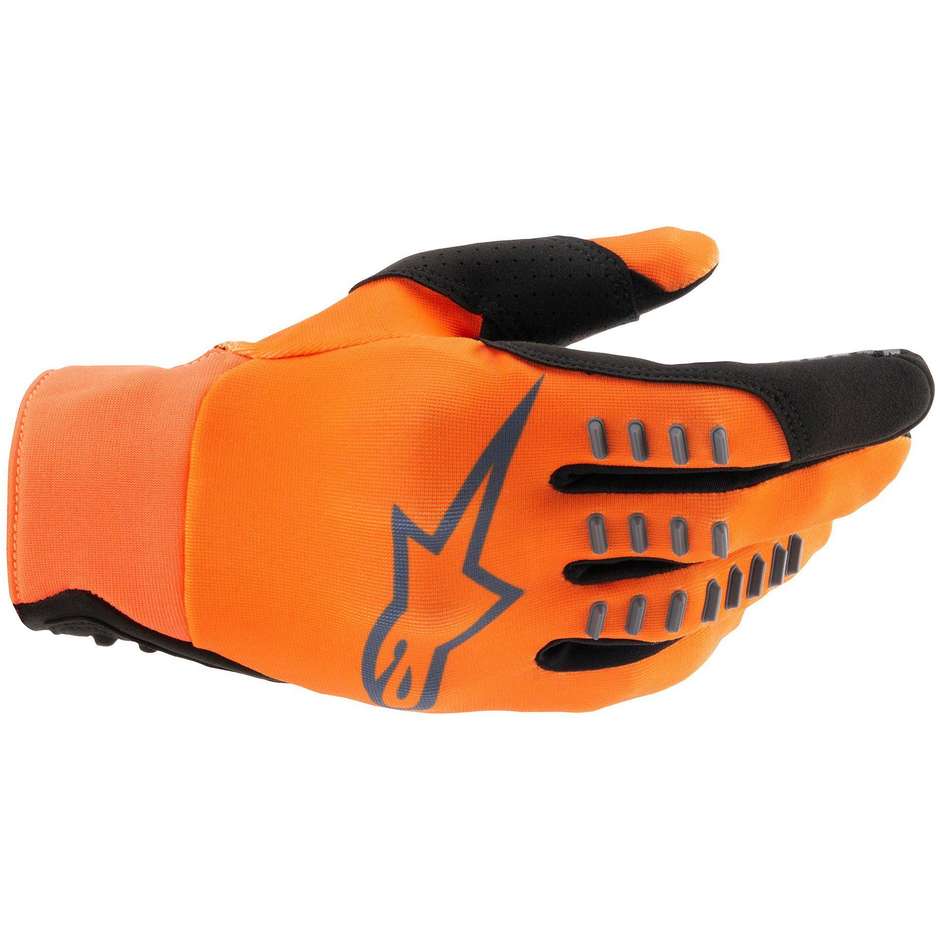 Gant Enduro Moto Cross Alpinestars SMX-E Anthracite Orange