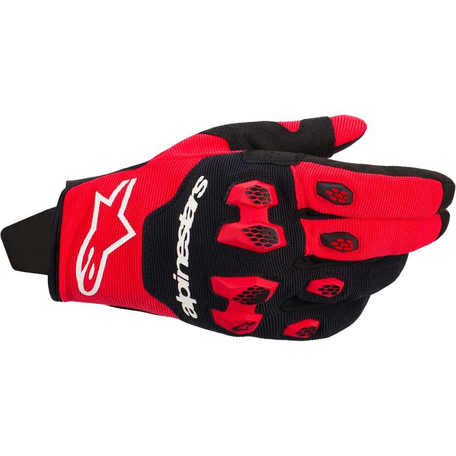 Gants Alpinestars PRO-DURA Cross Enduro Rouge vif/Noir