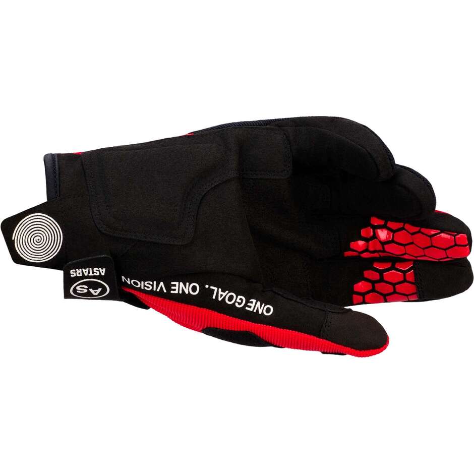 Gants Alpinestars PRO-DURA Cross Enduro Rouge vif/Noir