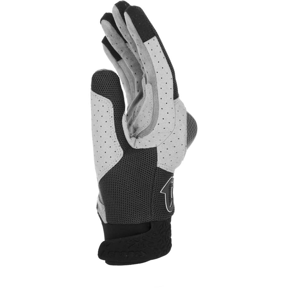 Gants de moto Acerbis CE RAMSEY MY VENTED PRO gris clair