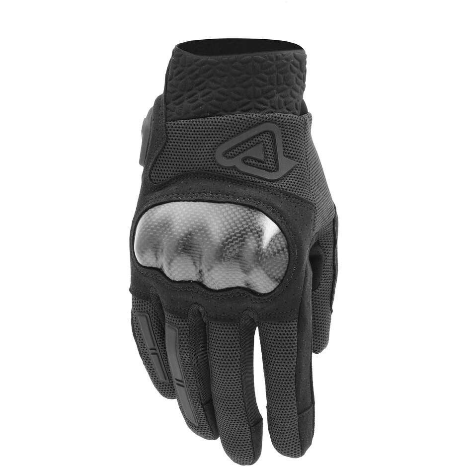 Gants de moto Acerbis CE RAMSEY MY VENTED PRO Noir