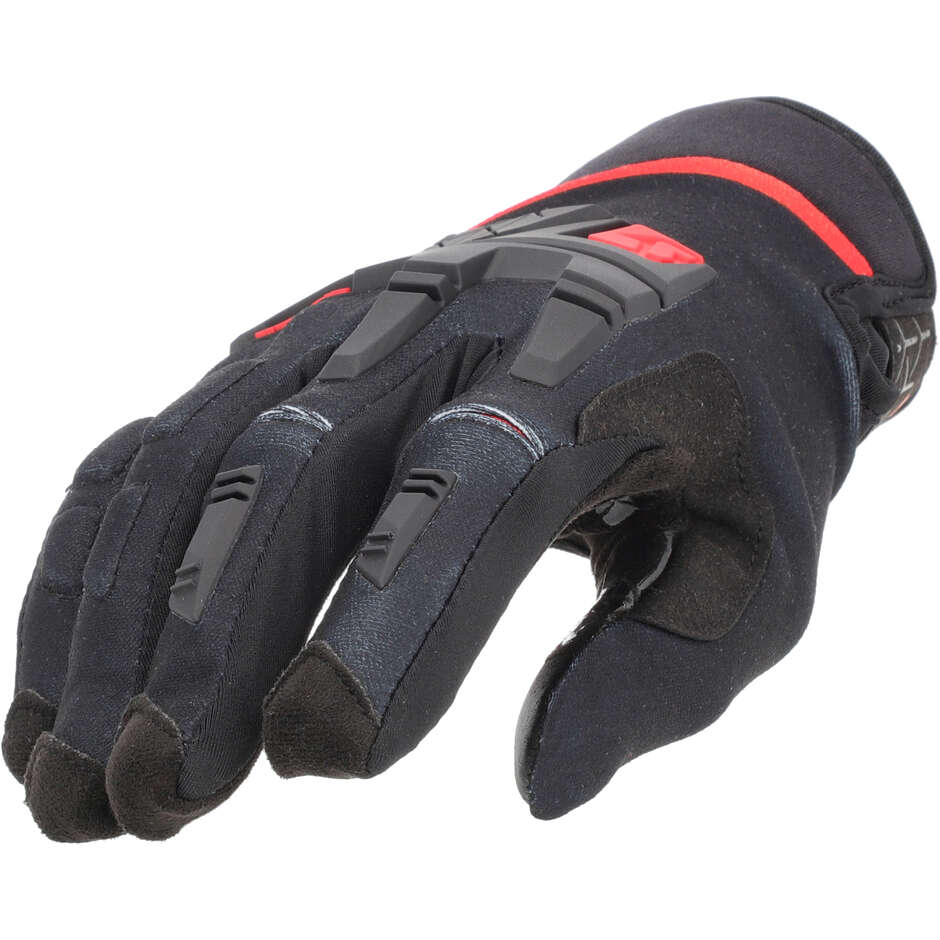 Gants de moto Acerbis CE X-ENDURO Cross Enduro Noir Rouge
