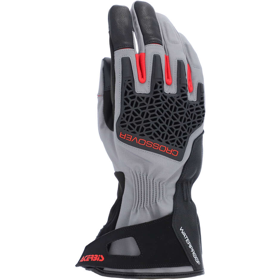 Gants de moto Acerbis CROSSOVER WP Noir Gris