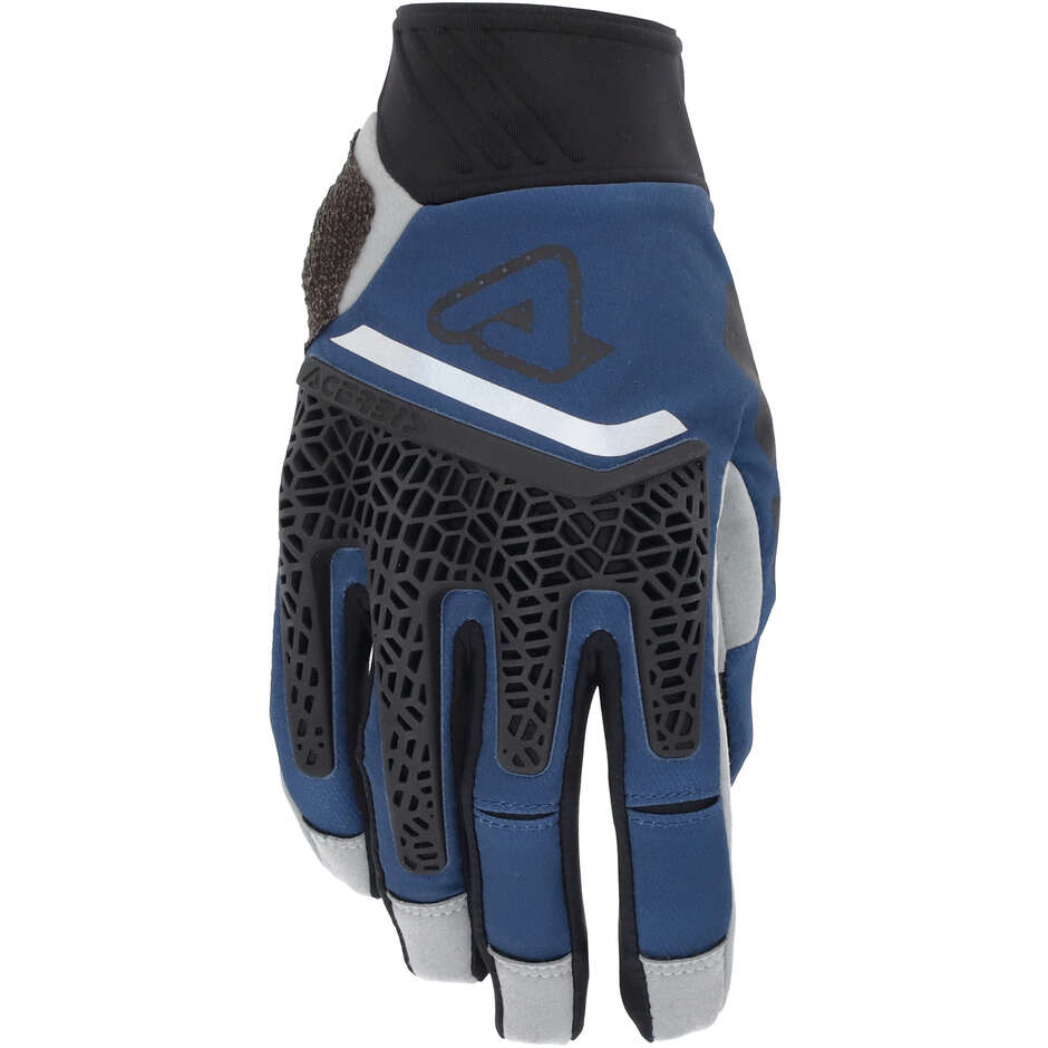 Gants de moto Acerbis ENDURO PRO bleu foncé