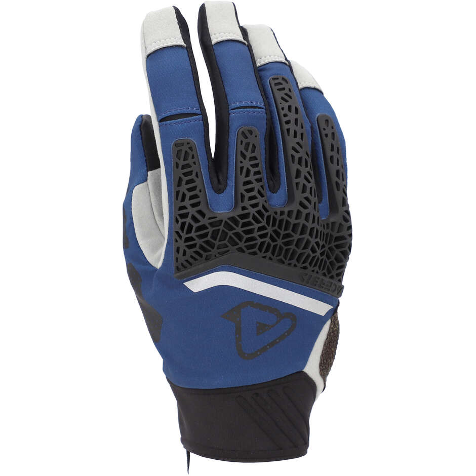 Gants de moto Acerbis ENDURO PRO bleu foncé