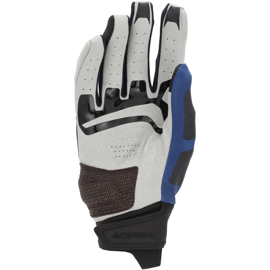 Gants de moto Acerbis ENDURO PRO bleu foncé