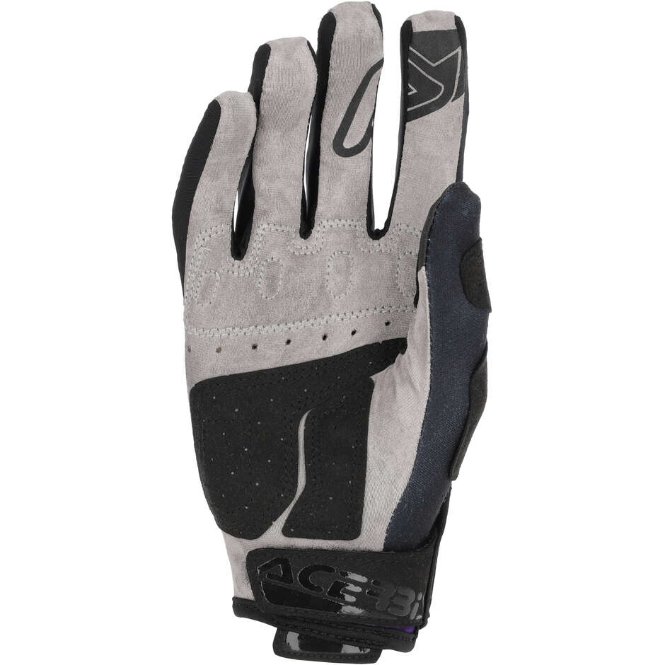 Gants de moto Acerbis MX WP Cross Enduro Violet Blanc
