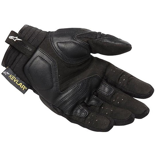 Gants de moto Alpinestars Scheme Gloves avec protections noir-vert