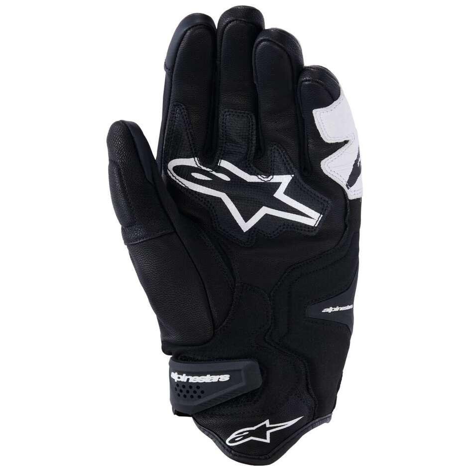 Gants de moto Alpinestars SP-R TECH Noir et blanc