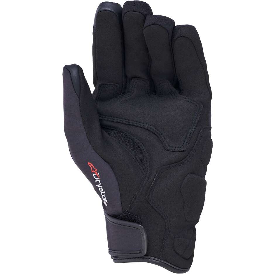 Gants de moto Alpinestars STELLA IGNITE DRYSTAR isolés, noir et écru, pour femmes