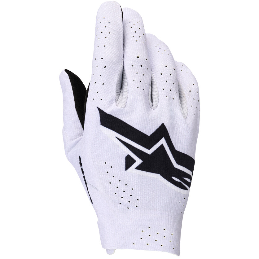 Gants de moto Alpinestars Supertech MX Cross Enduro Violet clair Noir