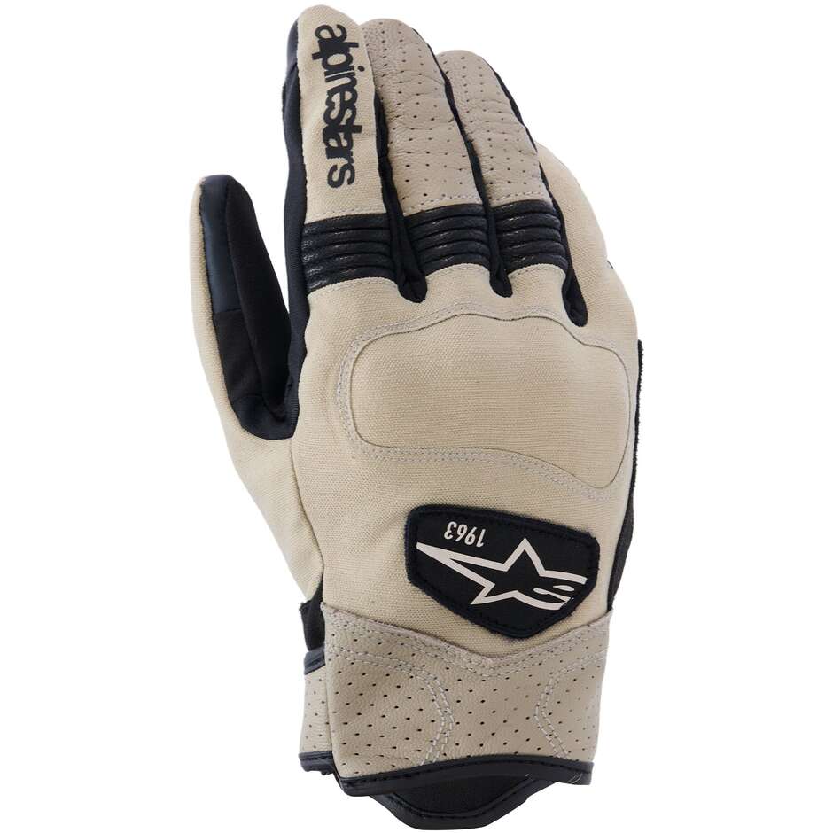Gants de moto Alpinestars TRACKER en aluminium noir