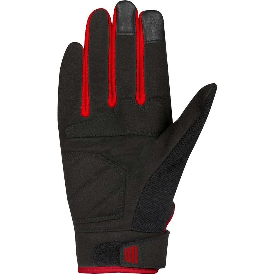 Gants de moto Bering BREEZE Noir Rouge