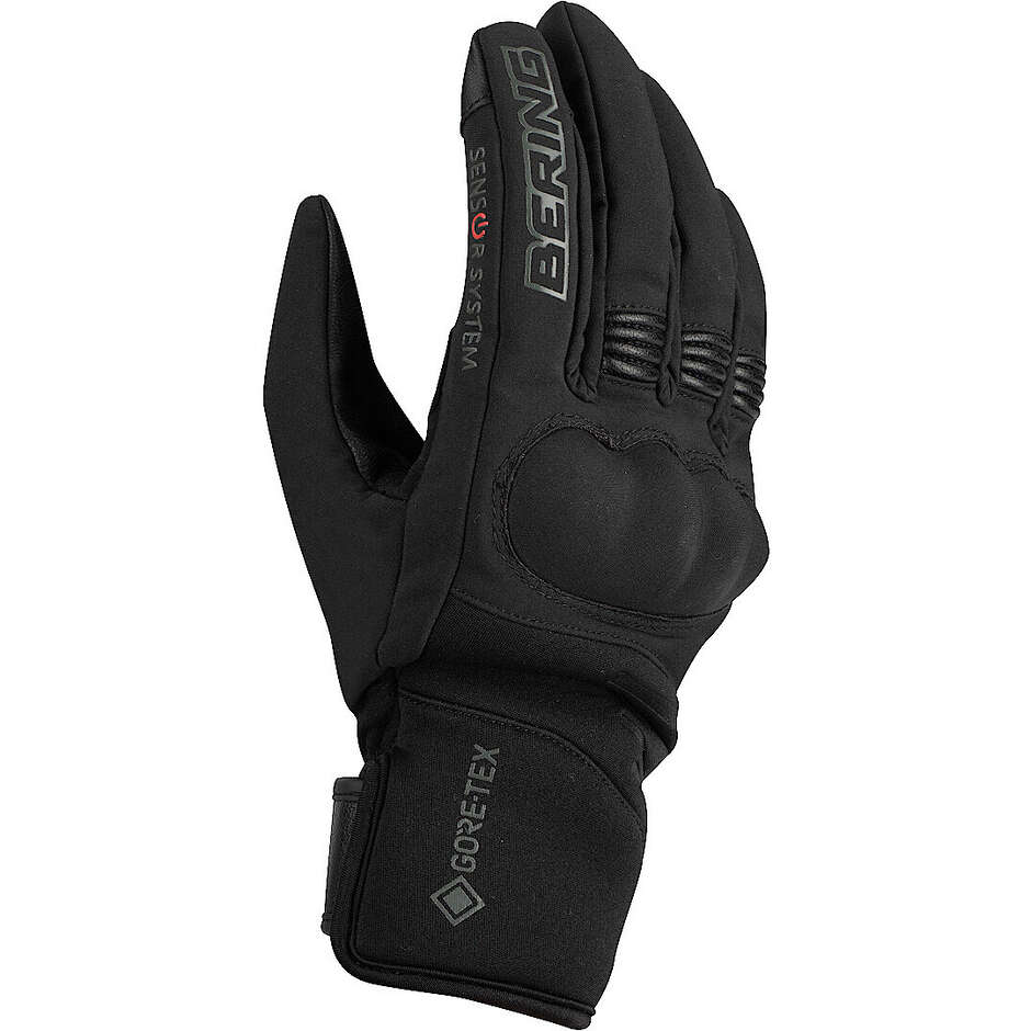 Gants de moto Bering LADY BOOGIE GTX pour femme, noir